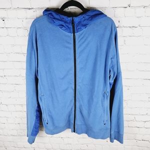 LULULEMON | full zip hooded stretch athletic jacket